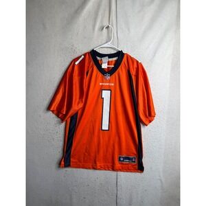 NFL Pro Line Denver Broncos King 1 Jersey Orange Navy Blue Mens Medium